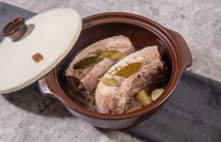 Pork steam cook