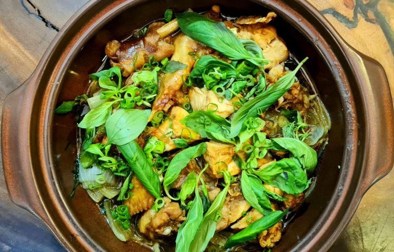 3 Cup Kampung Chicken by Chef Keith