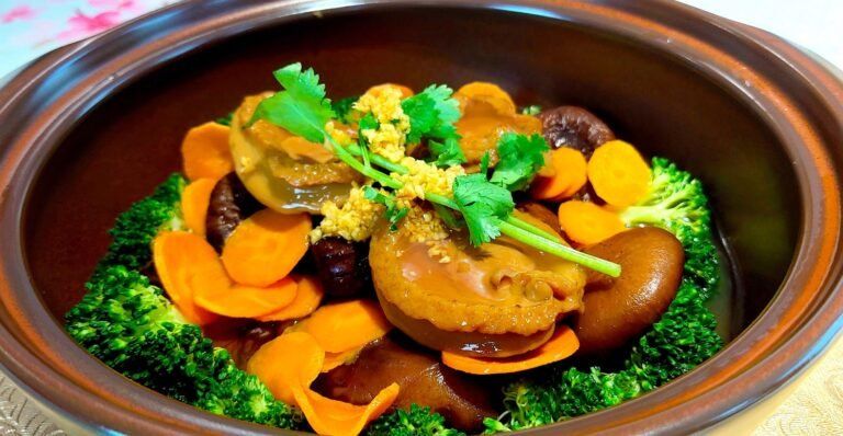 Mixed Vegetables with Mushrooms and Abalone